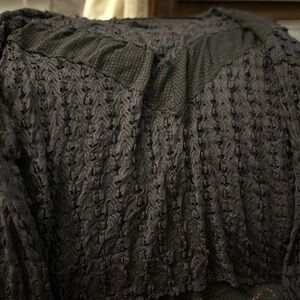 Elegant Black Lace Top